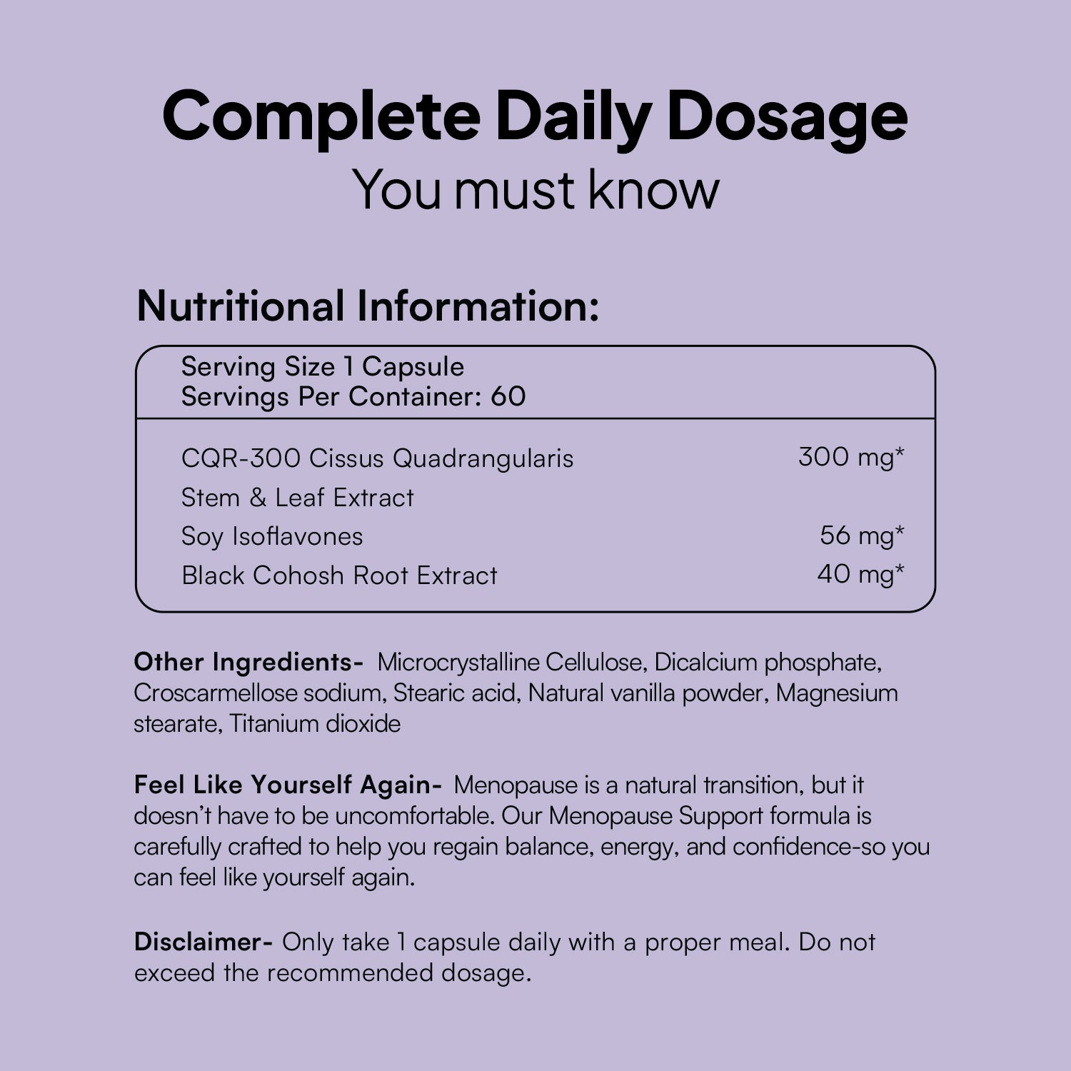 Menopause Relief