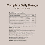 Vitamin D3 + K2