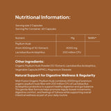 Psyllium Husk 4000mg with Lactobacillus Acidophilus